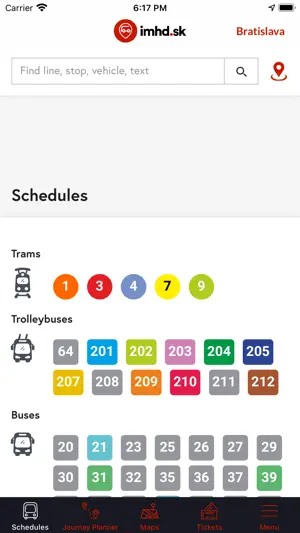 imhd.sk screenshot 3