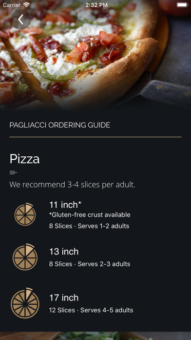 Pagliacci Pizza iPhone screenshot 7 - Food & Drink app