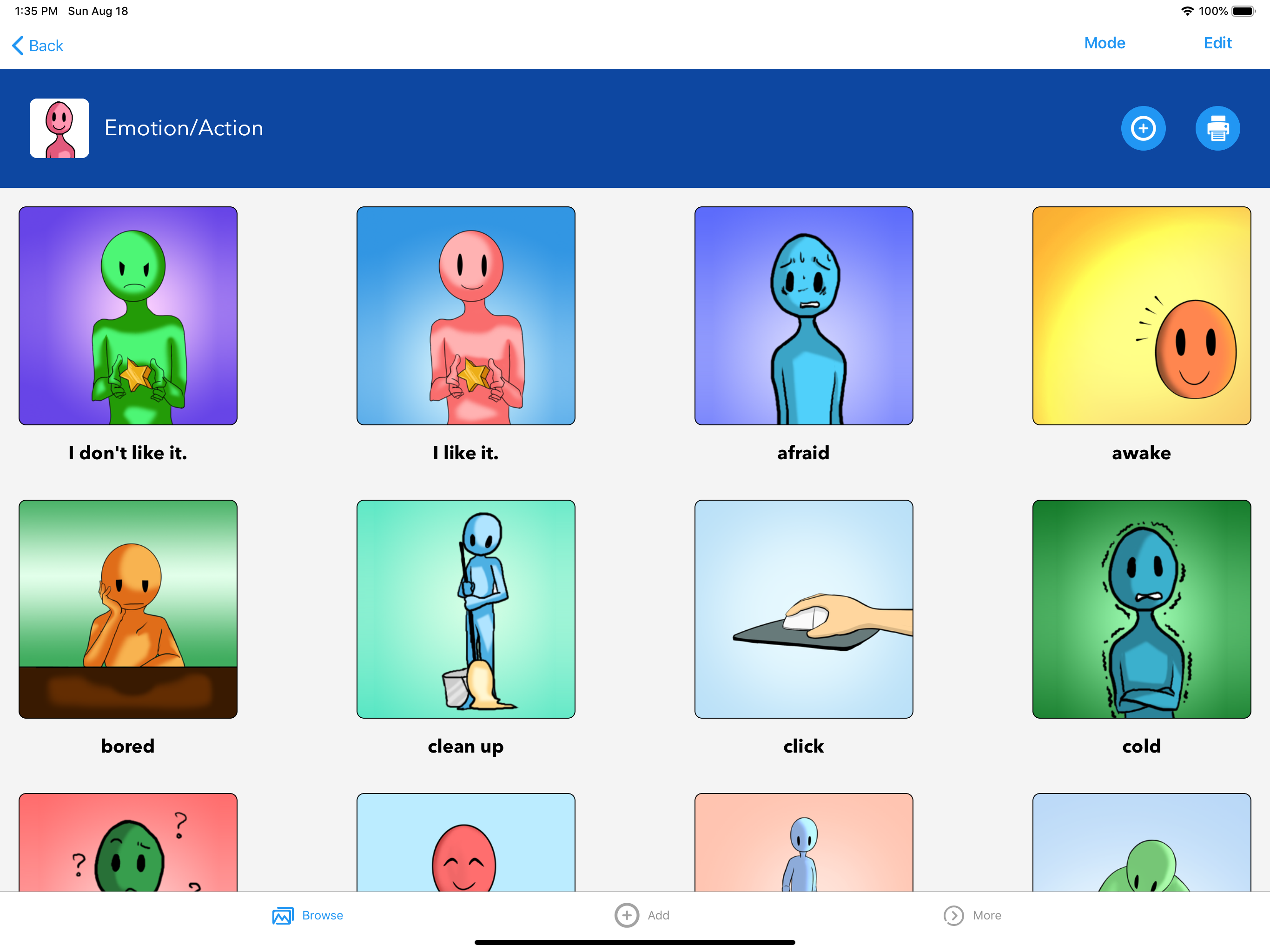 Voice4u AAC screenshot 7