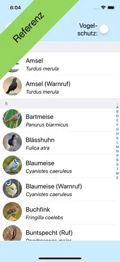 Screenshot von Zwitschomat - Vogelerkennung auf dem iPhone 5