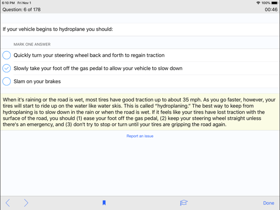 Texas DMV Test Prep iPad screenshot 5 - Education app