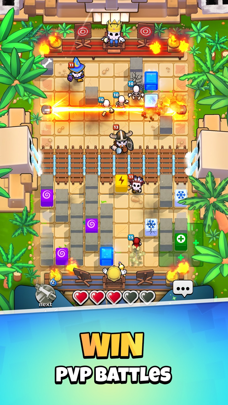 Magic Brick Wars Hack screenshot 1 - iOS game interface