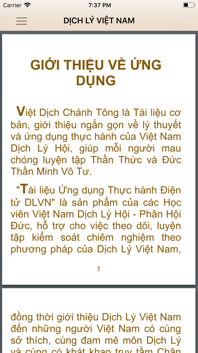 Dịch Lý VN Screenshot
