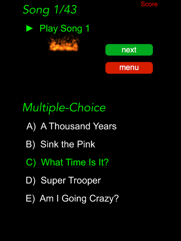 Screenshot #4 pour MusicalQuiz