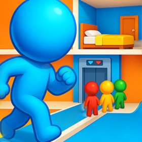 螢幕擷取畫面 (3) Hotel Sort 3D Stickman Puzzle