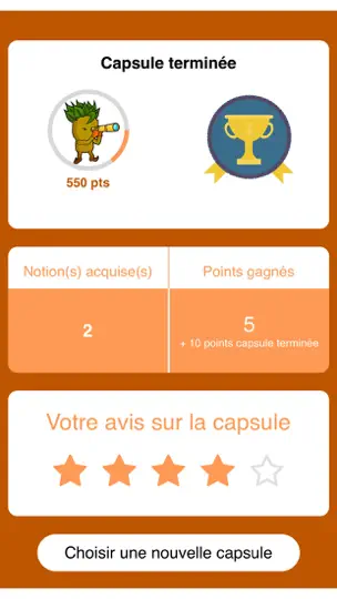 Capture d'écran de MyLearn Cast Members sur iPhone 4