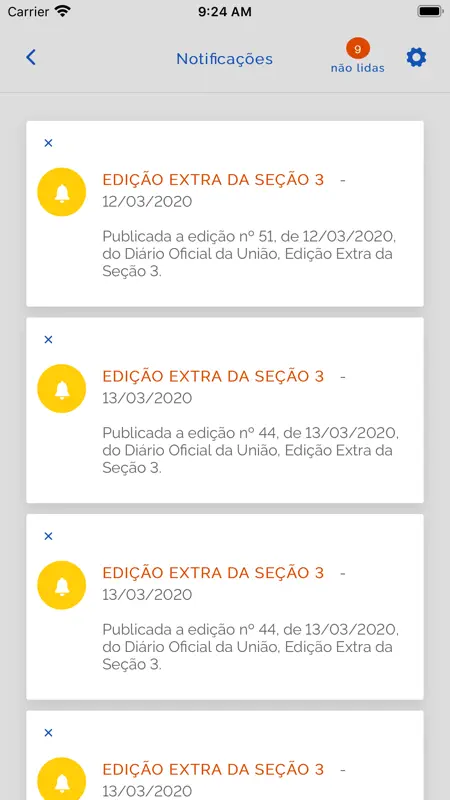 Diário Oficial da União (DOU) screenshot 6 of 10
