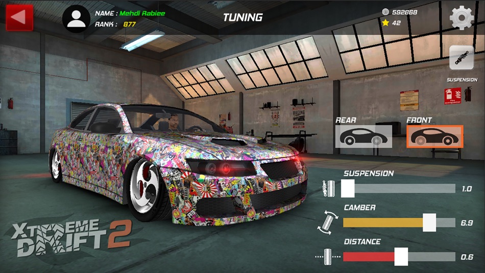 #10. Xtreme Drift 2 (iOS) 由: Mehdi Rabiee