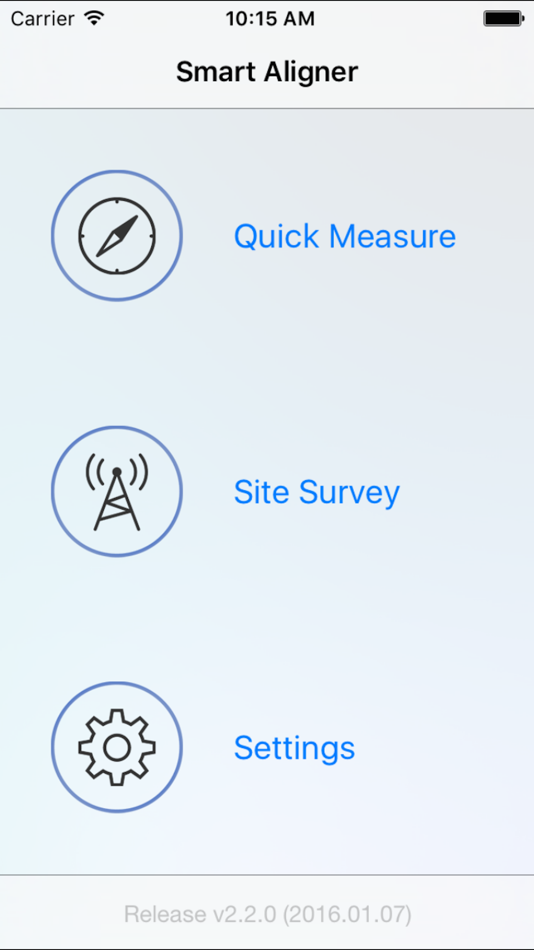 #4. Smart Aligner (iOS) By: Multiwave Sensors Inc.