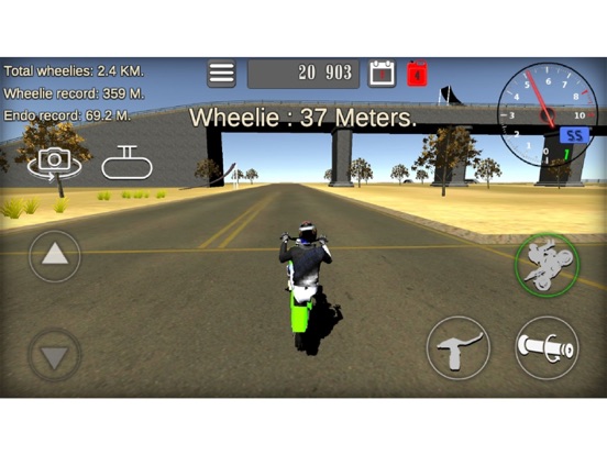 Screenshot #4 pour Wheelie King 3D