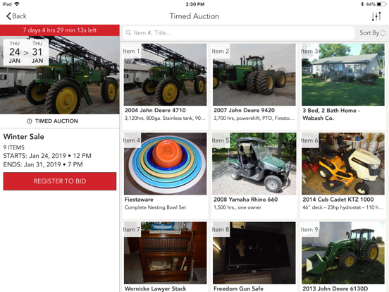 Screenshot #5 pour Mobley & Grant Auctioneers