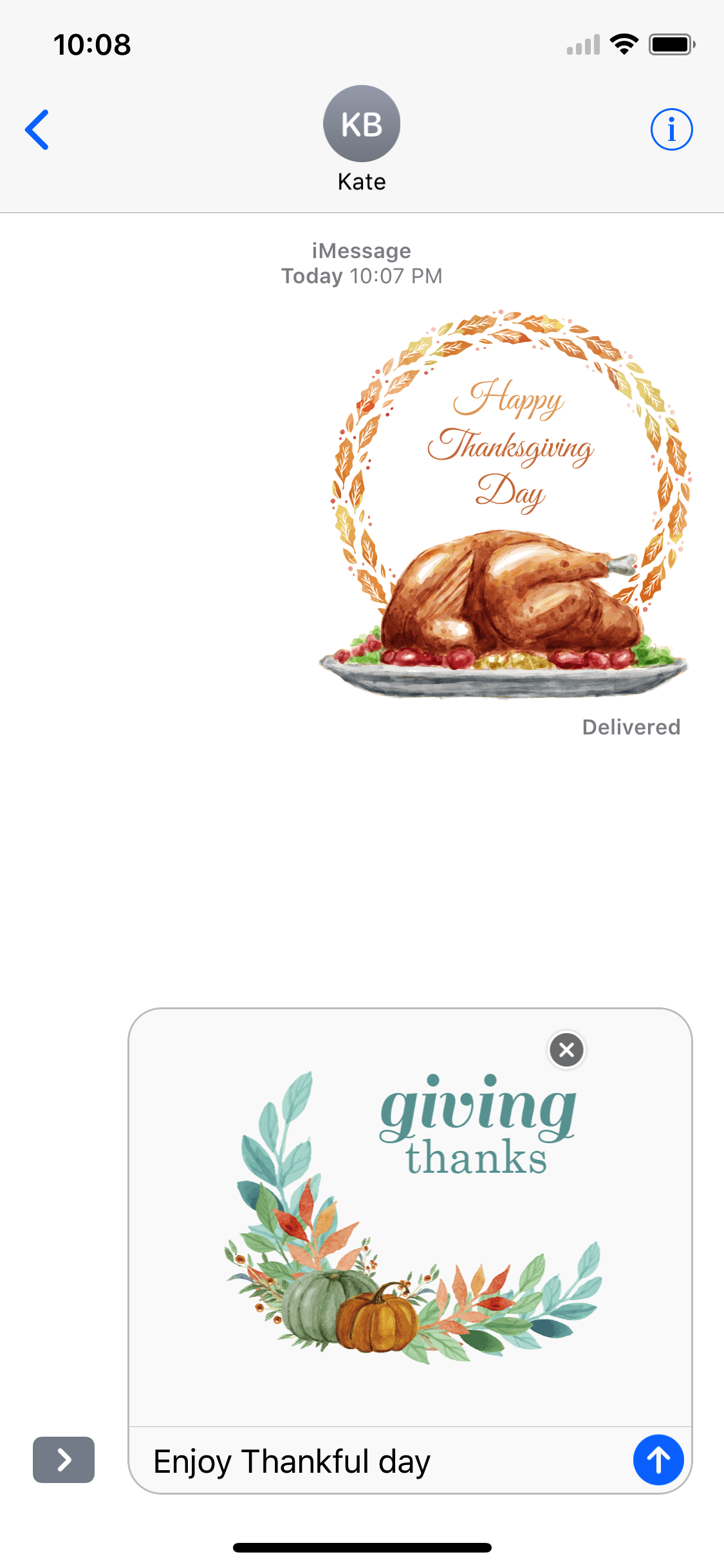 Thanksgiving Watercolor Set screenshot 5