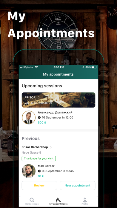 Frisor Barbershop Screenshot