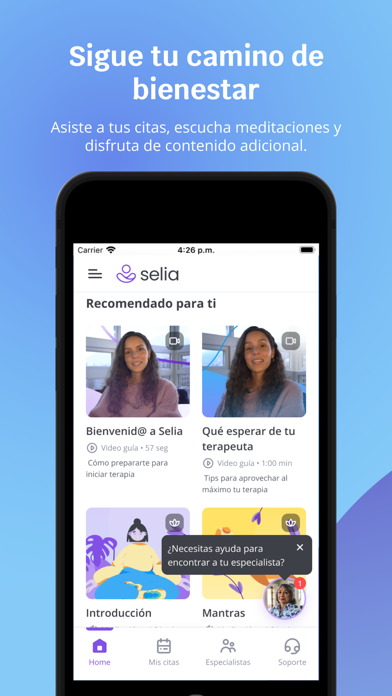 Selia: Salud mental bienestar Screenshot
