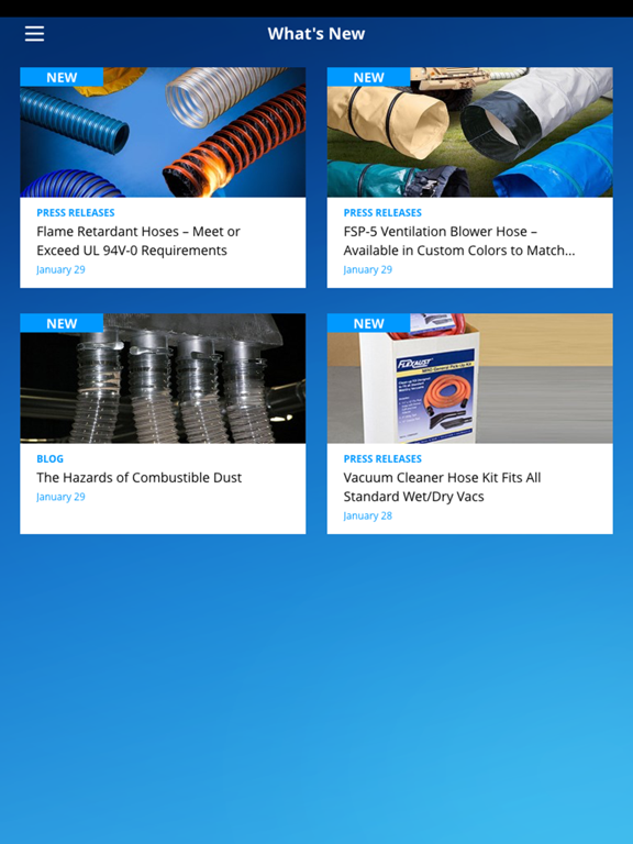 Flexaust Connect iPad screenshot 4 - Business app