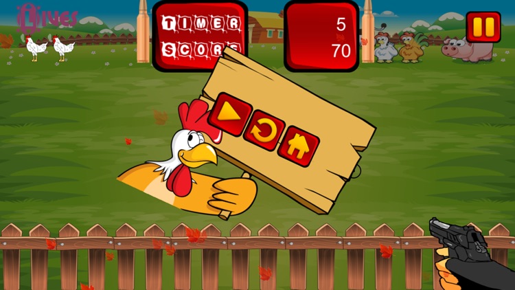 Run Chicken Run: Shooting Game screenshot-4
