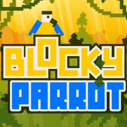 Blocky Parrot - Fly