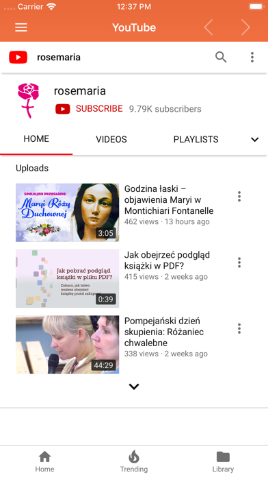 Radio Różaniec iPhone screenshot 9 - Entertainment app