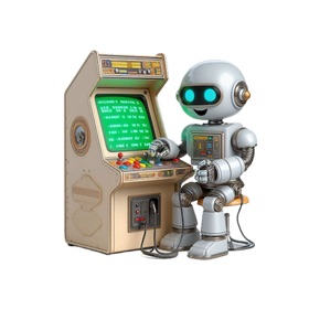 Arcade Robot Stickers