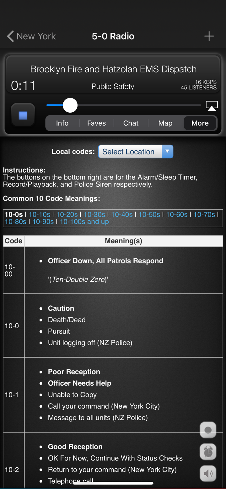 5-0 Radio Pro Police Scanner screenshot 4