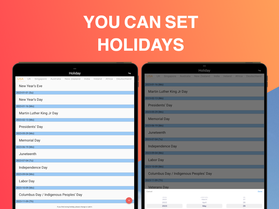 #4. Simple calendar app - Calry (iOS) 由: Foodmenu.world Inc.