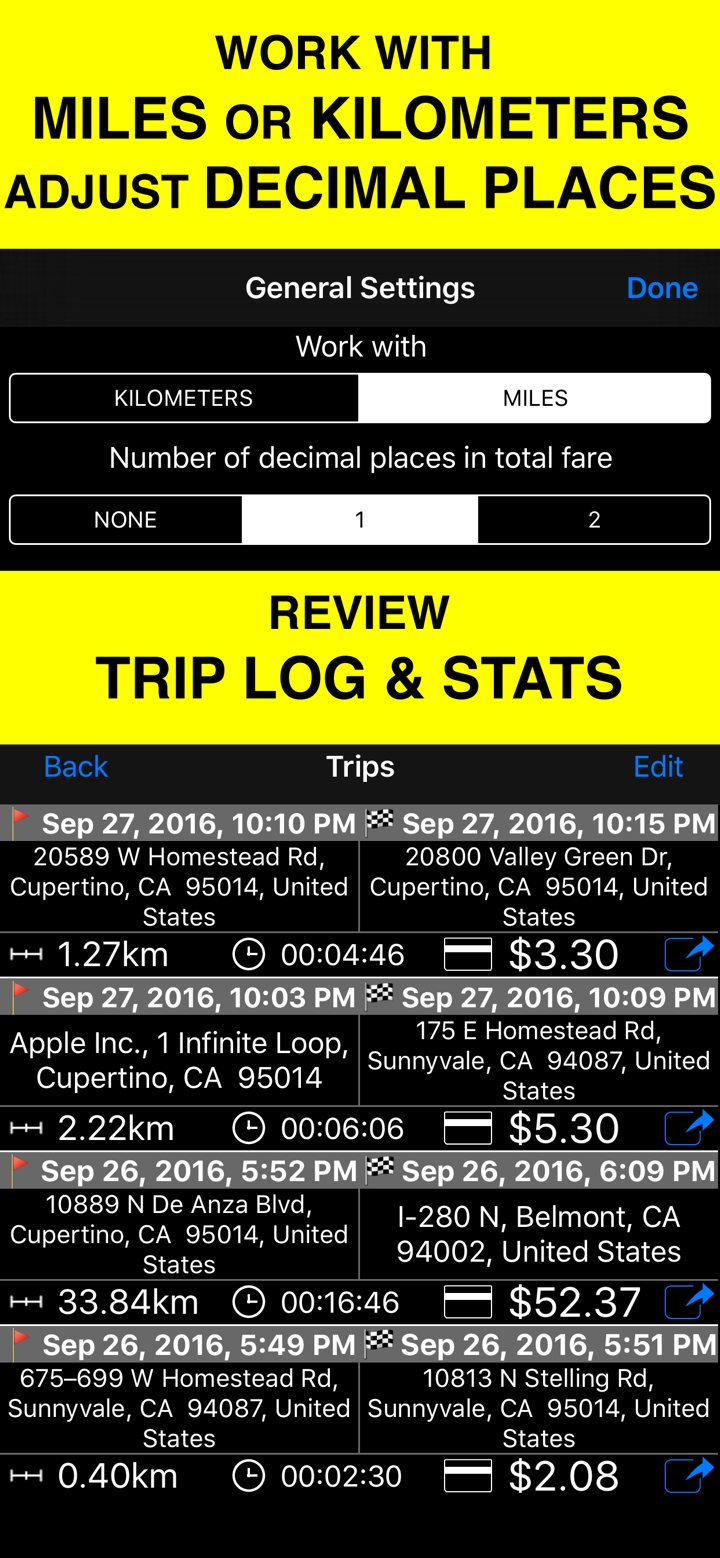 Taximeter. GPS taxi cab meter. screenshot 4