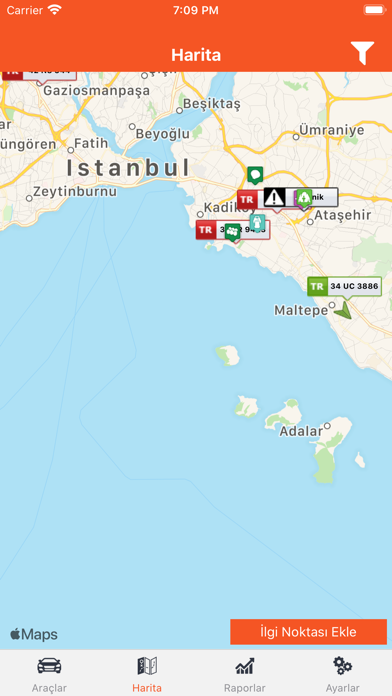Screenshot #1 pour Turuncu Araç Takip Pro