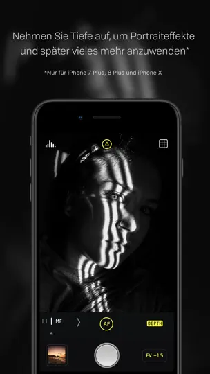Screenshot von Halide Mark III - Pro Camera auf dem iPhone 5