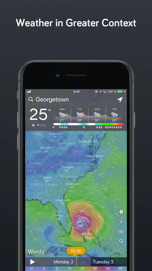 Windy.com – Welt Wettertracker Screenshot 5