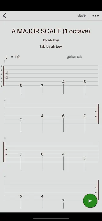 Guitar Tabs X : capture d’écran 1 sur 4