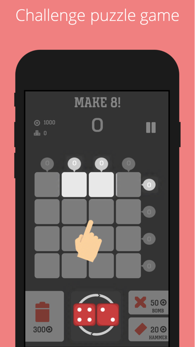 8! Challenge: Dice Puzzle app screenshot