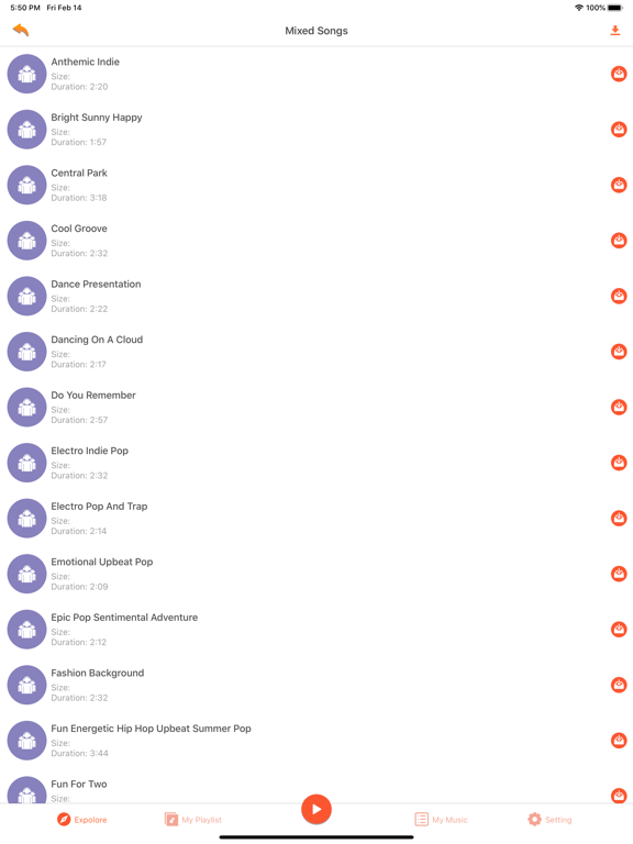 Screenshot #5 pour Music Downloader - MP3 Music