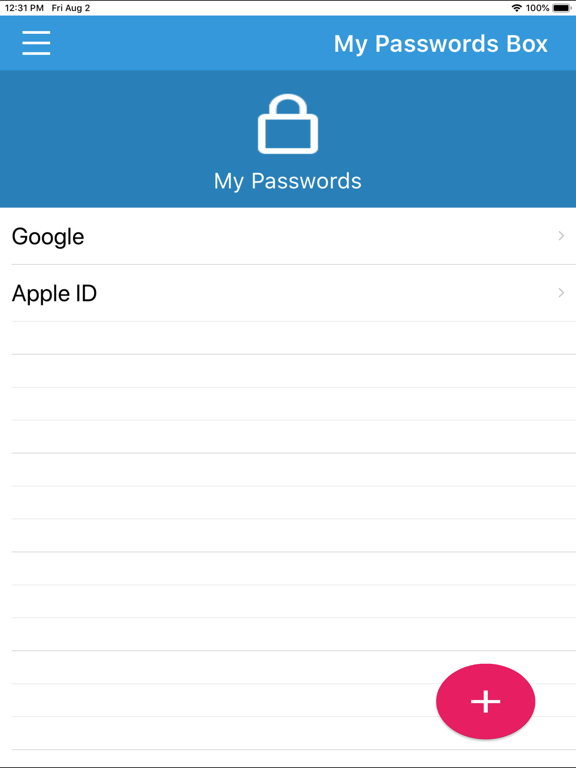 Screenshot #4 pour My Password Box