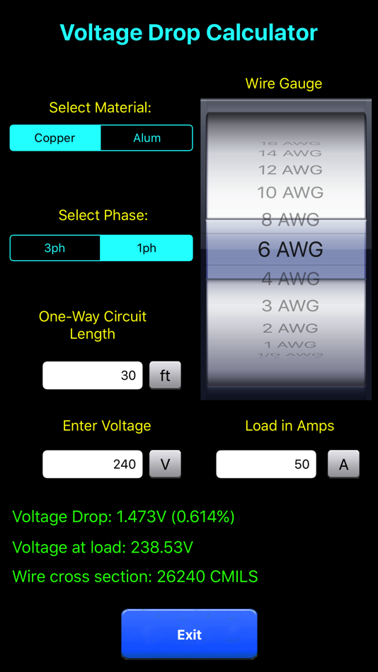 #5. Electric Toolkit - Calculator (iOS) Podle: Cyberprodigy LLC