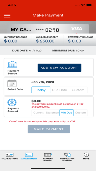 App screenshot
