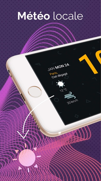 Screenshot #3 pour Radio Réveil : Horloge, Météo