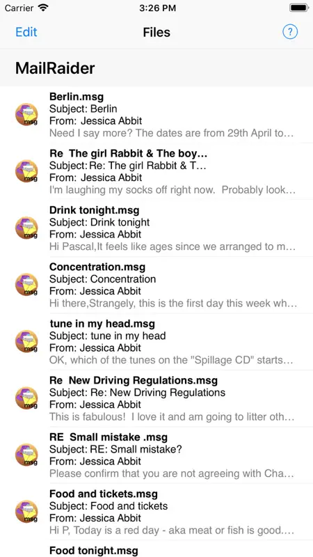 MailRaider screenshot 3 of 3
