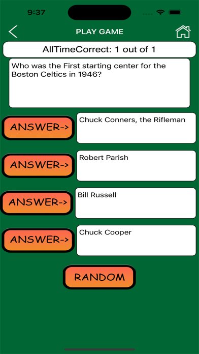 Trivia Game for Celtics Fans Screenshot