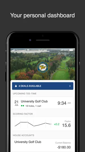 University Golf Club screenshot 1