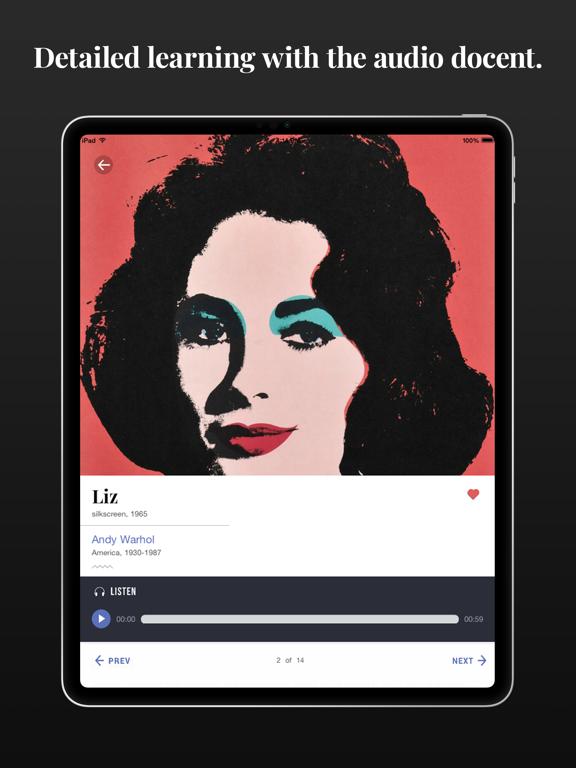 The Schumacher Gallery App iPad screenshot 4 - Reference app
