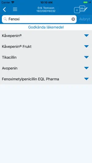 e-Förskrivning screenshot 3