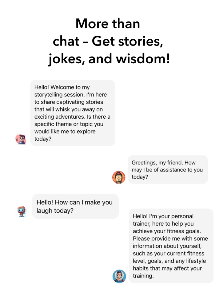 #6. AI Personas & Characters (iOS) 由: Forwardpath Technologies LLP
