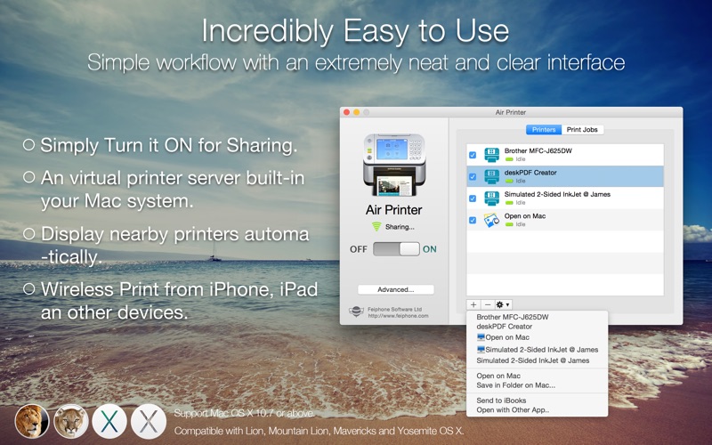 Screenshot #2 pour Air Printer - Print Server