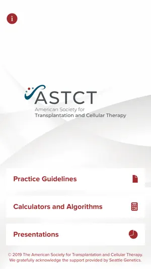 ASTCT Practice Guidelines screenshot 1