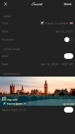 Big Days - Events Countdown iPhone image 3