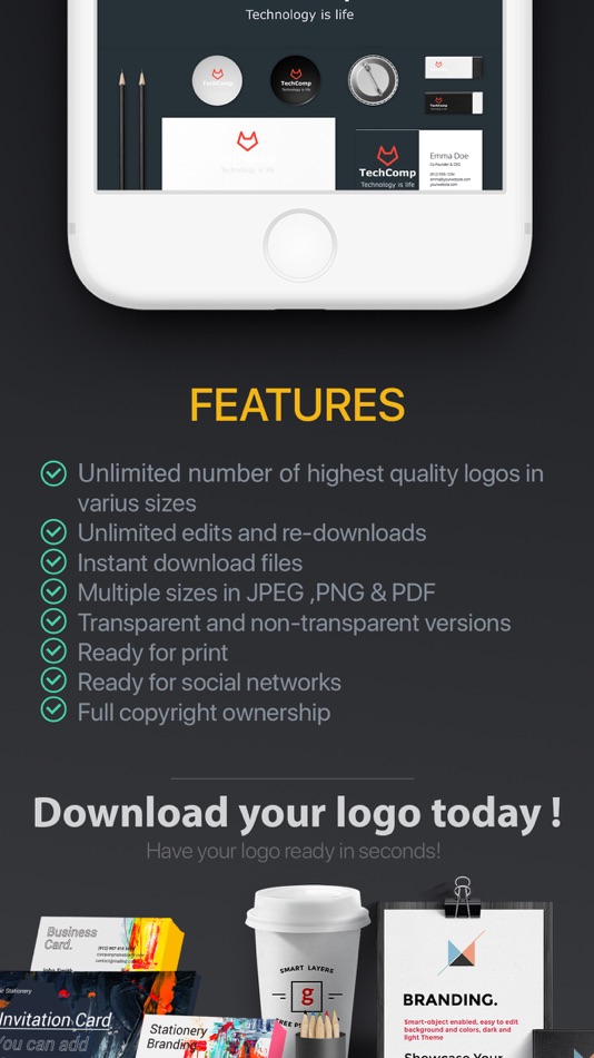 #6. AI Logo Generator-Design Maker (iOS) 由: Tech Box d.o.o.
