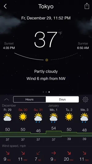 Gismeteo lite screenshot 2