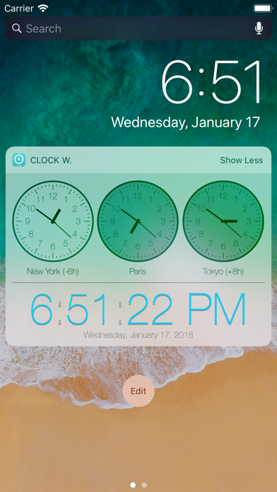 Screenshot #2 for Clock Widget