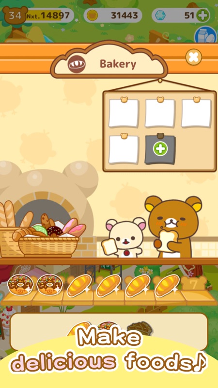 Rilakkuma Farm farming game screenshot 3