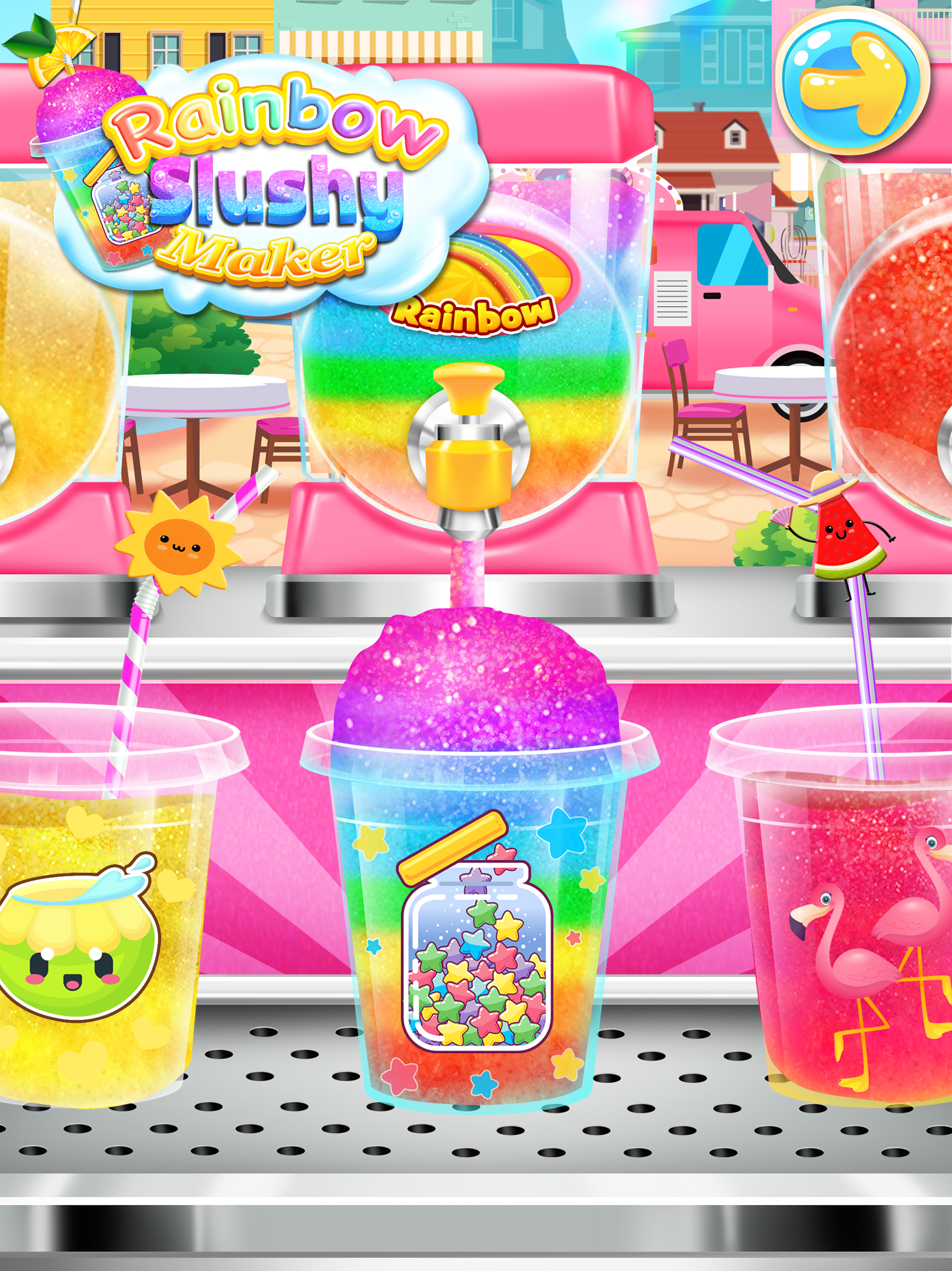 Rainbow Frozen Slushy Truck screenshot 9